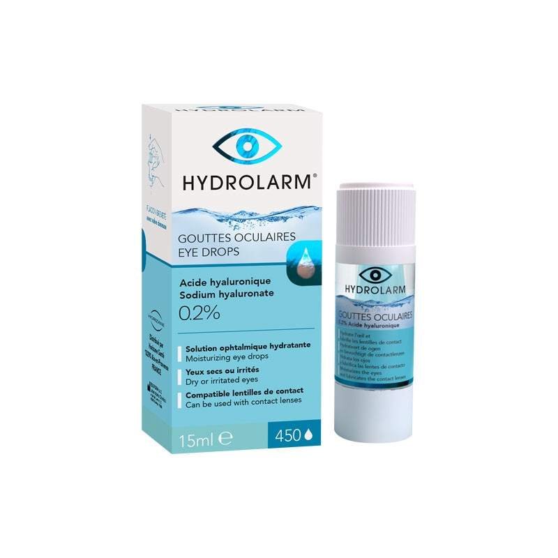 Collyre hydratant pour les yeux hydrolarm