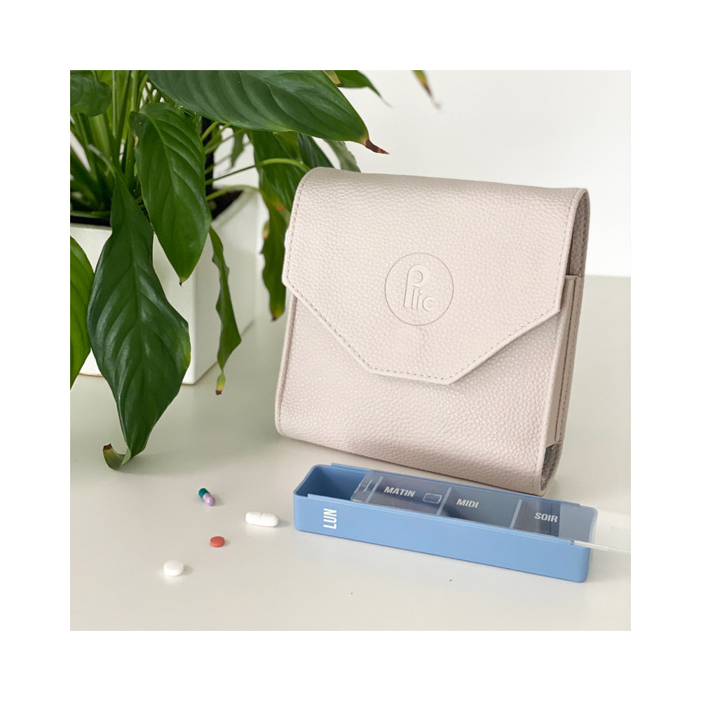 Horizane Santé | Jumbo pillboxes, synthetic leather