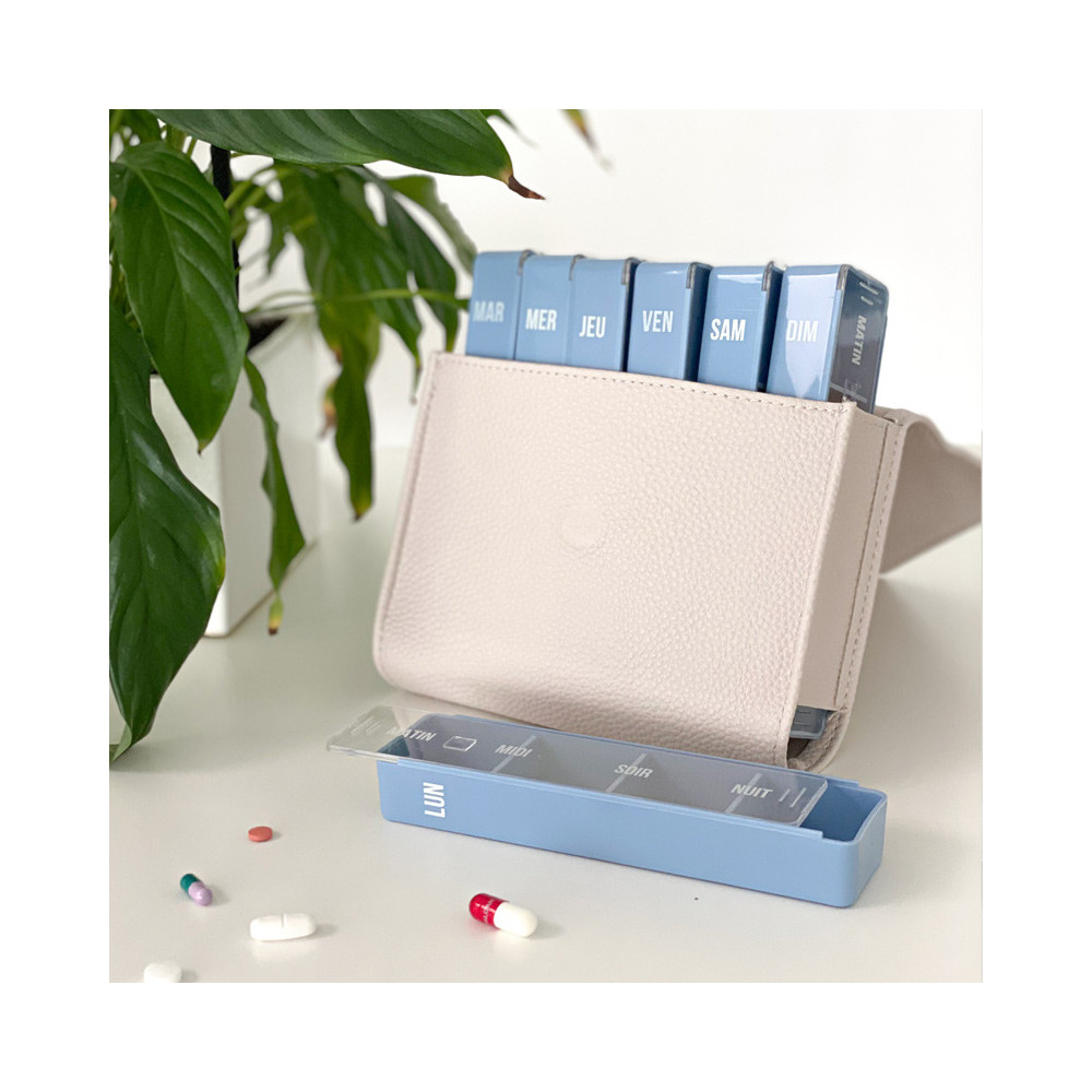Horizane Santé | Jumbo pillboxes, synthetic leather