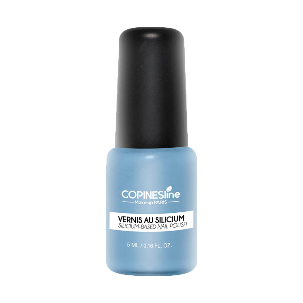 Vernis à ongles silicium bleu pastel