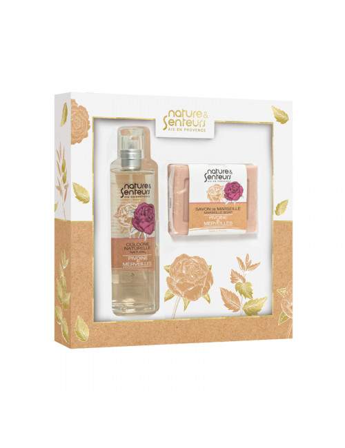 Coffret eau de Cologne/savon pivoine des merveilles