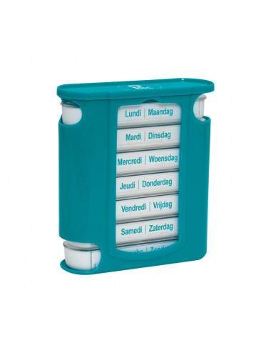 Weekly and daily pill dispenser
