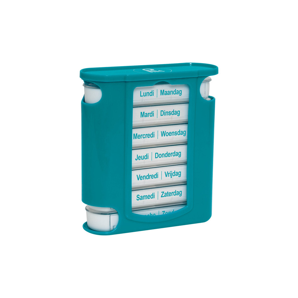 Weekly and daily pill dispenser