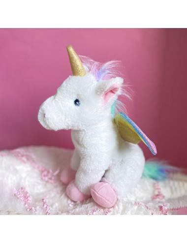 Bouillotte doudou licorne