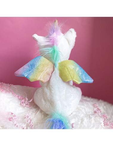 Bouillotte doudou licorne