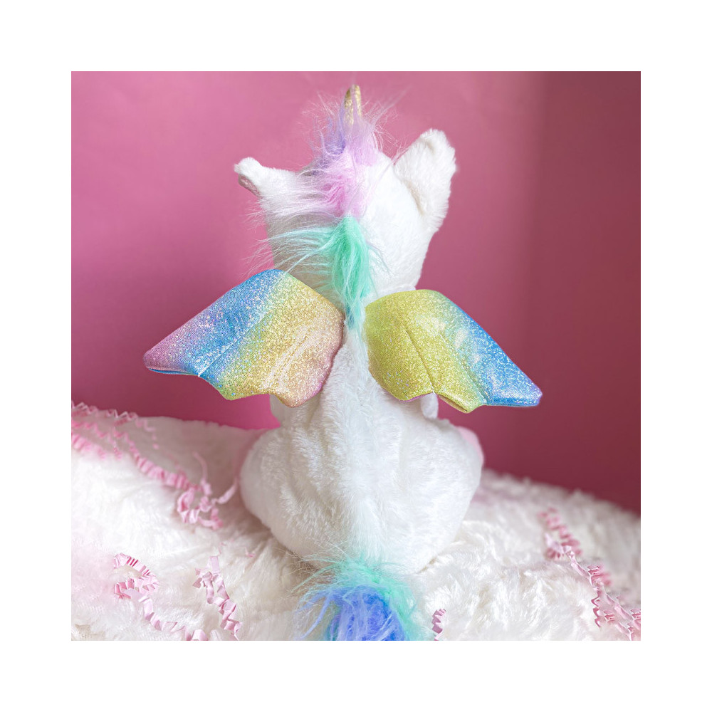 Bouillotte doudou licorne