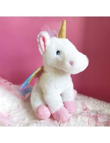 Bouillotte doudou licorne