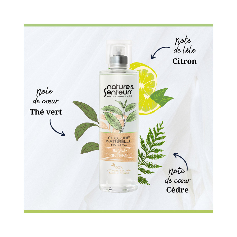 Eau de Cologne 100ml - The green spring