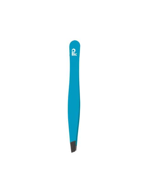 Precision slanted tweezers for facial hair removal