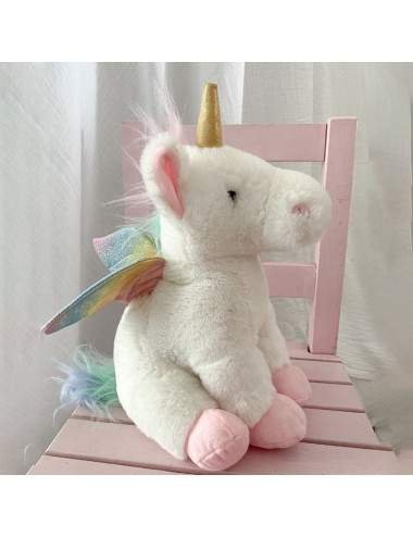 Bouillotte doudou licorne