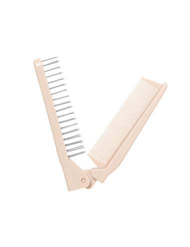 Folding brush comb