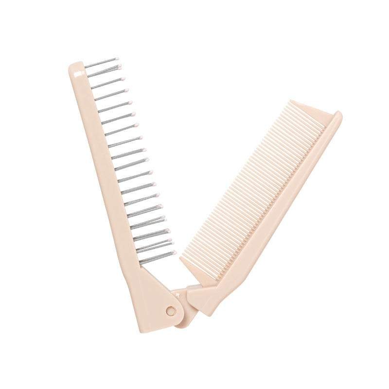 Folding brush comb