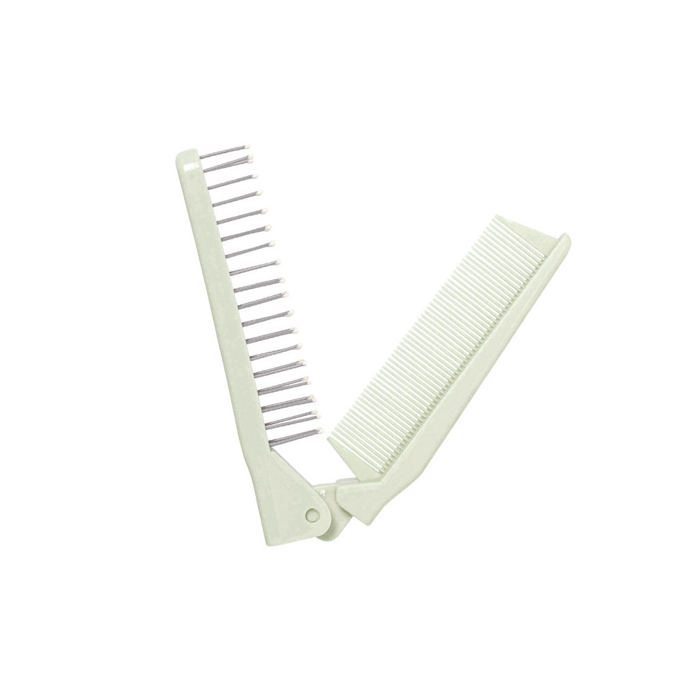 Peigne brosse à cheveux pliable