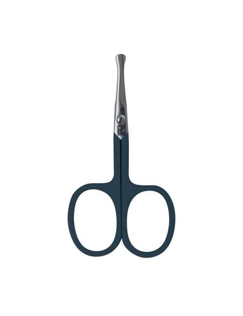 Ciseaux poils de nez bleu foncé PLIC