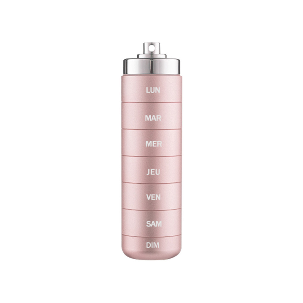 Pilulier métal nomade - PLIC - Rose 2