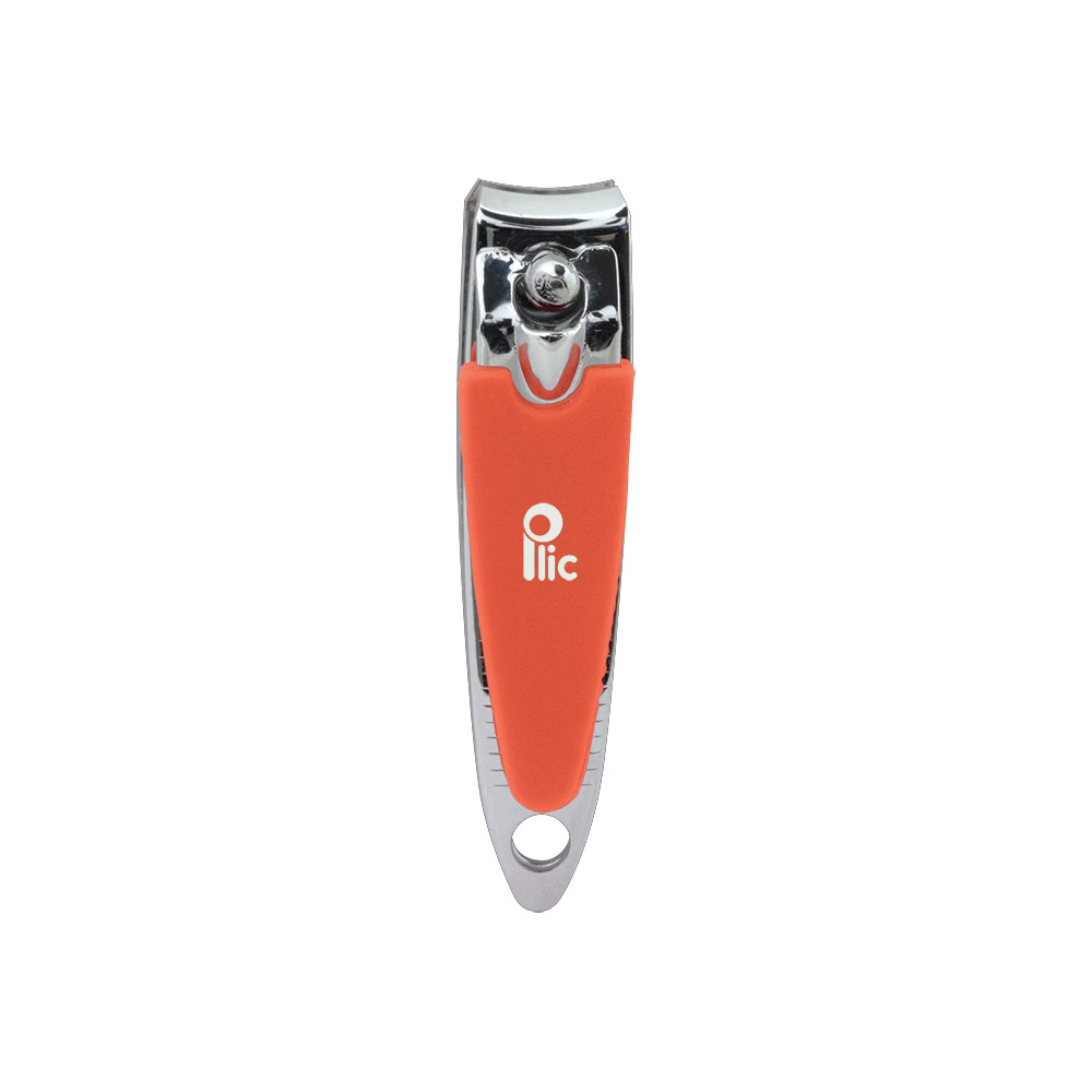 Coral manicure nail clipper in stainless steel