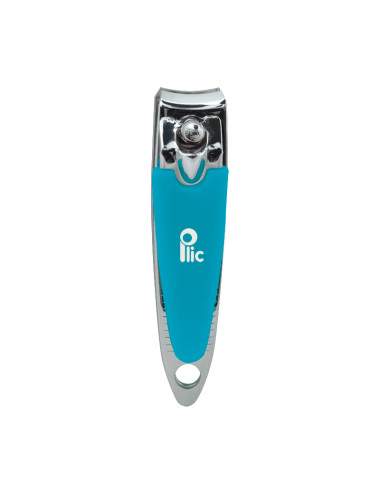 Coupe-ongles manucure bleu en acier inoxydable