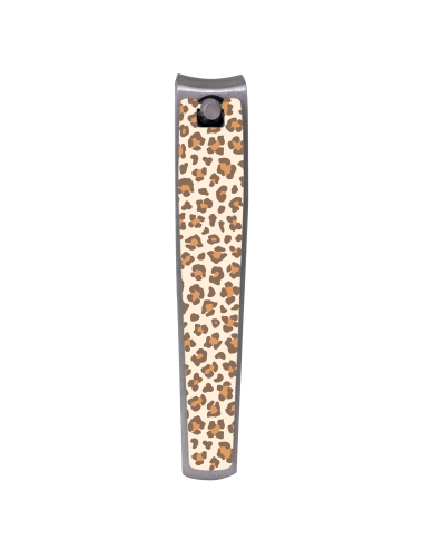 Leopard pattern pedicure nail clipper
