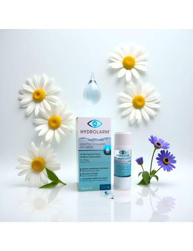 Collyre hydratant pour les yeux hydrolarm Acide Hyaluronique