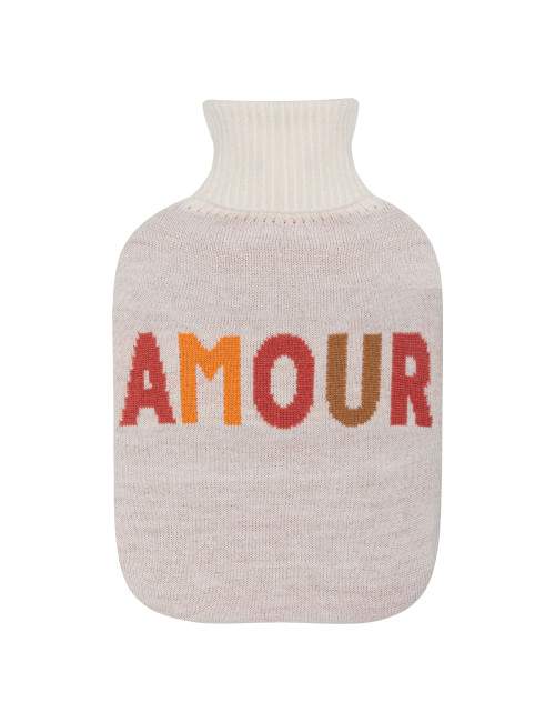 Knitted Amour hot water bottle 2L - PLIC