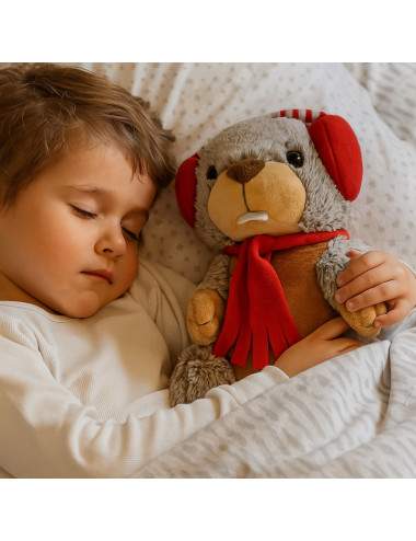 Hot stuffed water bottle