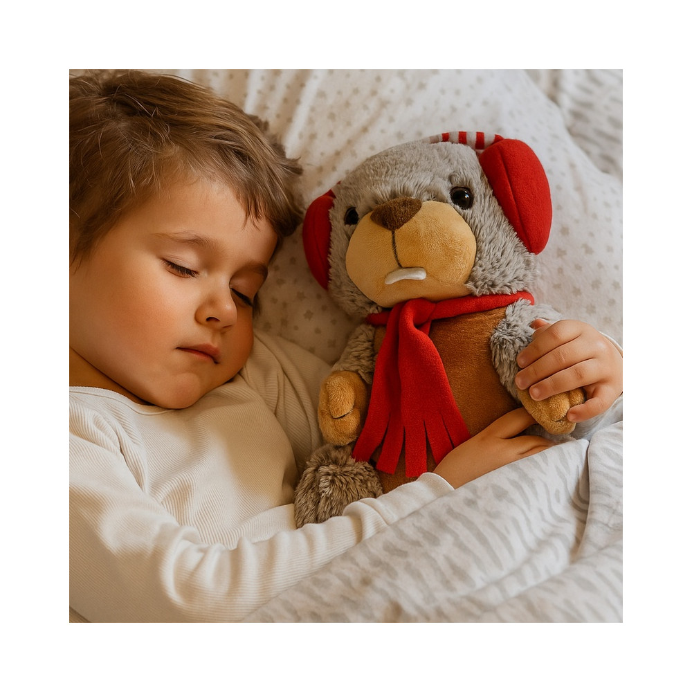 Hot stuffed water bottle