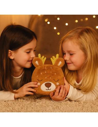 Bouillotte doudou biche bras enfants