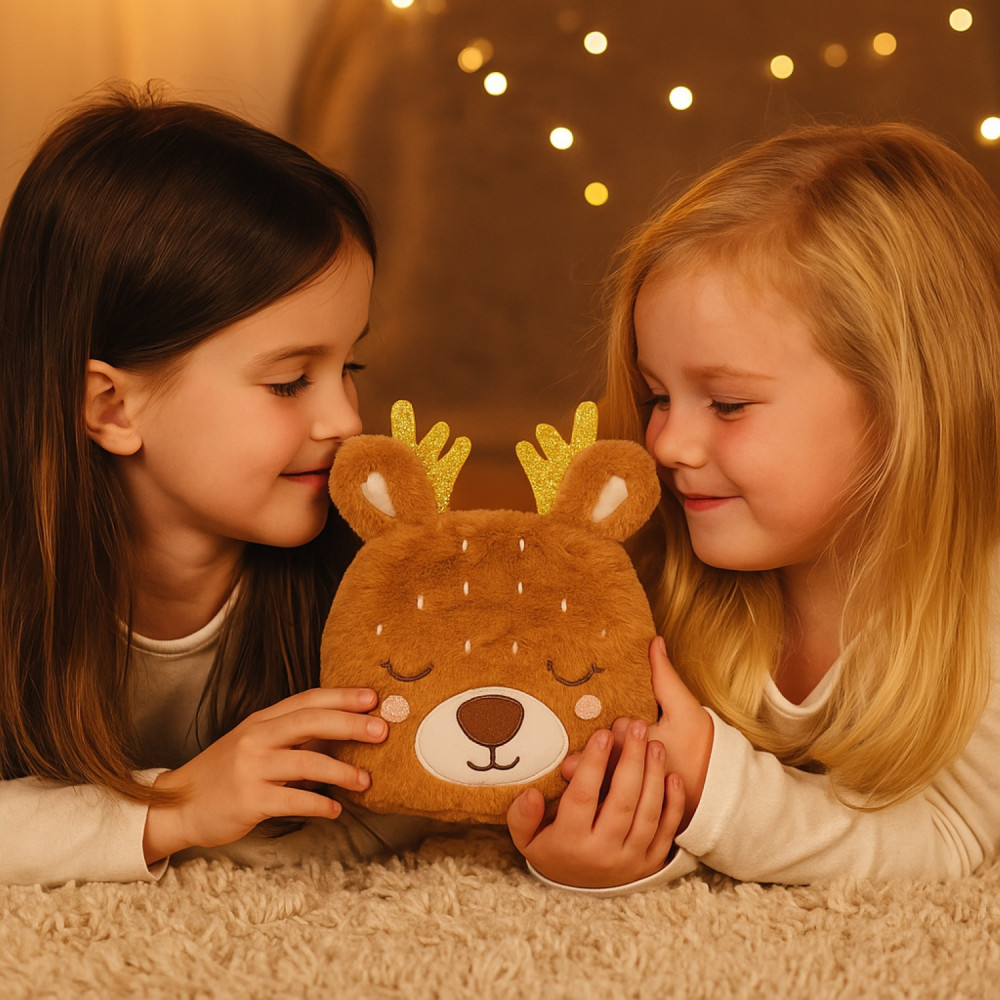 Bouillotte doudou biche bras enfants