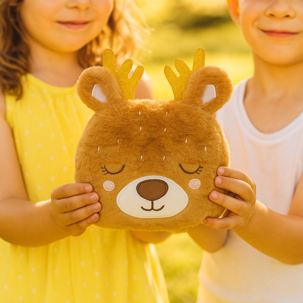 Bouillotte doudou biche bras enfants