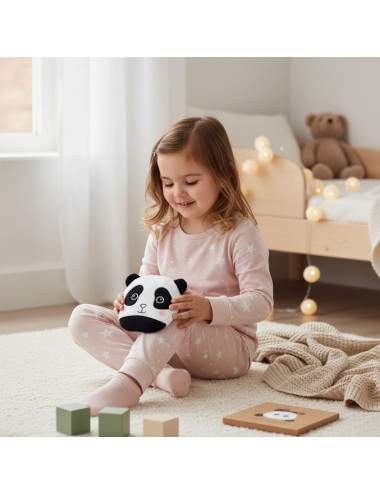 Bouillotte bébé Panda sur une plaie