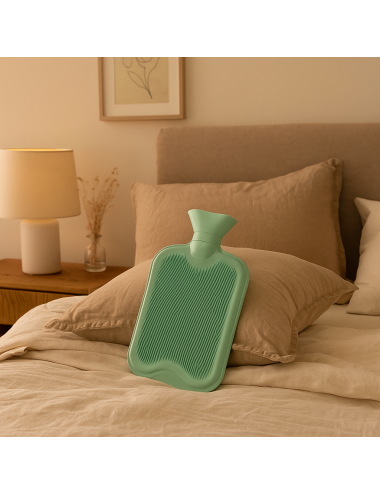 Bouillotte à eau Verte