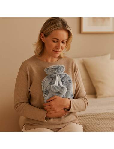 Bouillotte à Eau sur femme