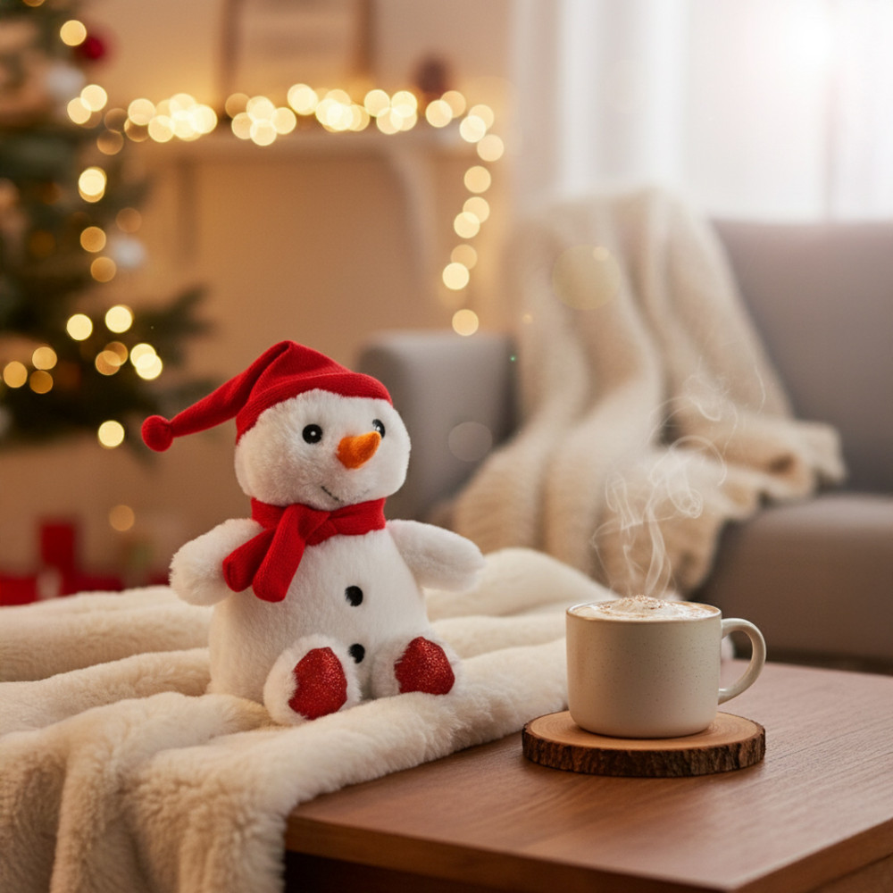 Bouillotte bonhomme de neige