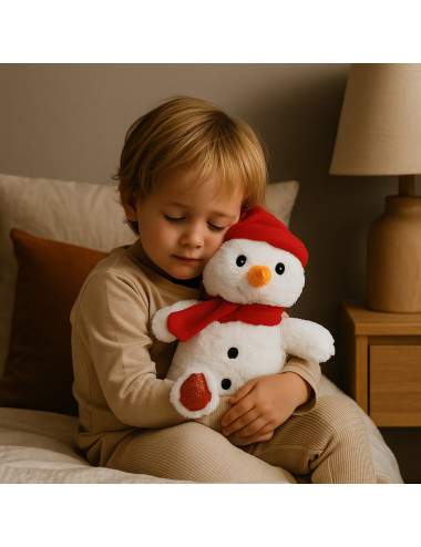 Bouillotte bonhomme de neige