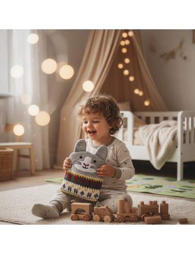 Bouillotte doudou souris