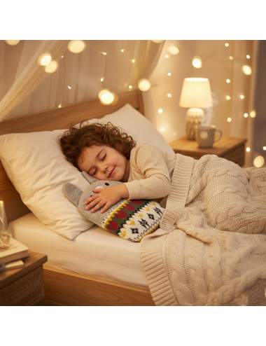 Bouillotte doudou souris