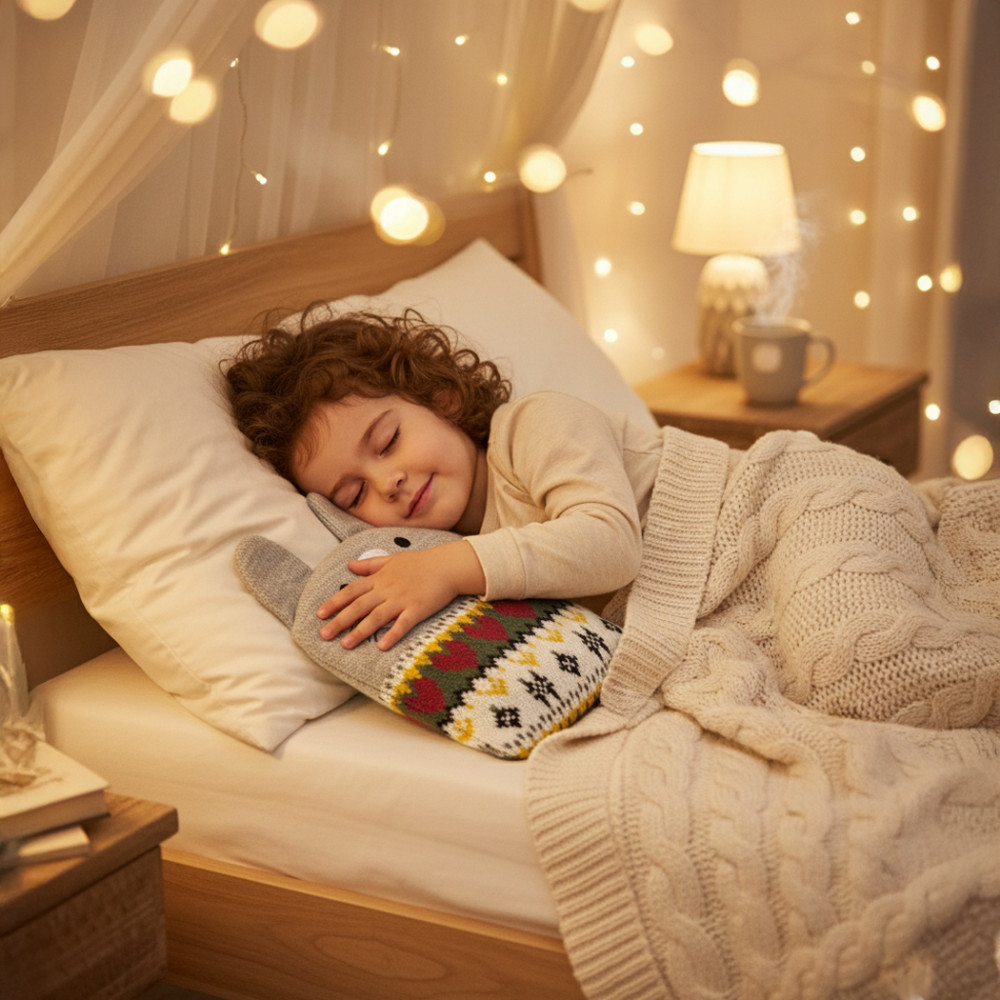 Bouillotte doudou souris