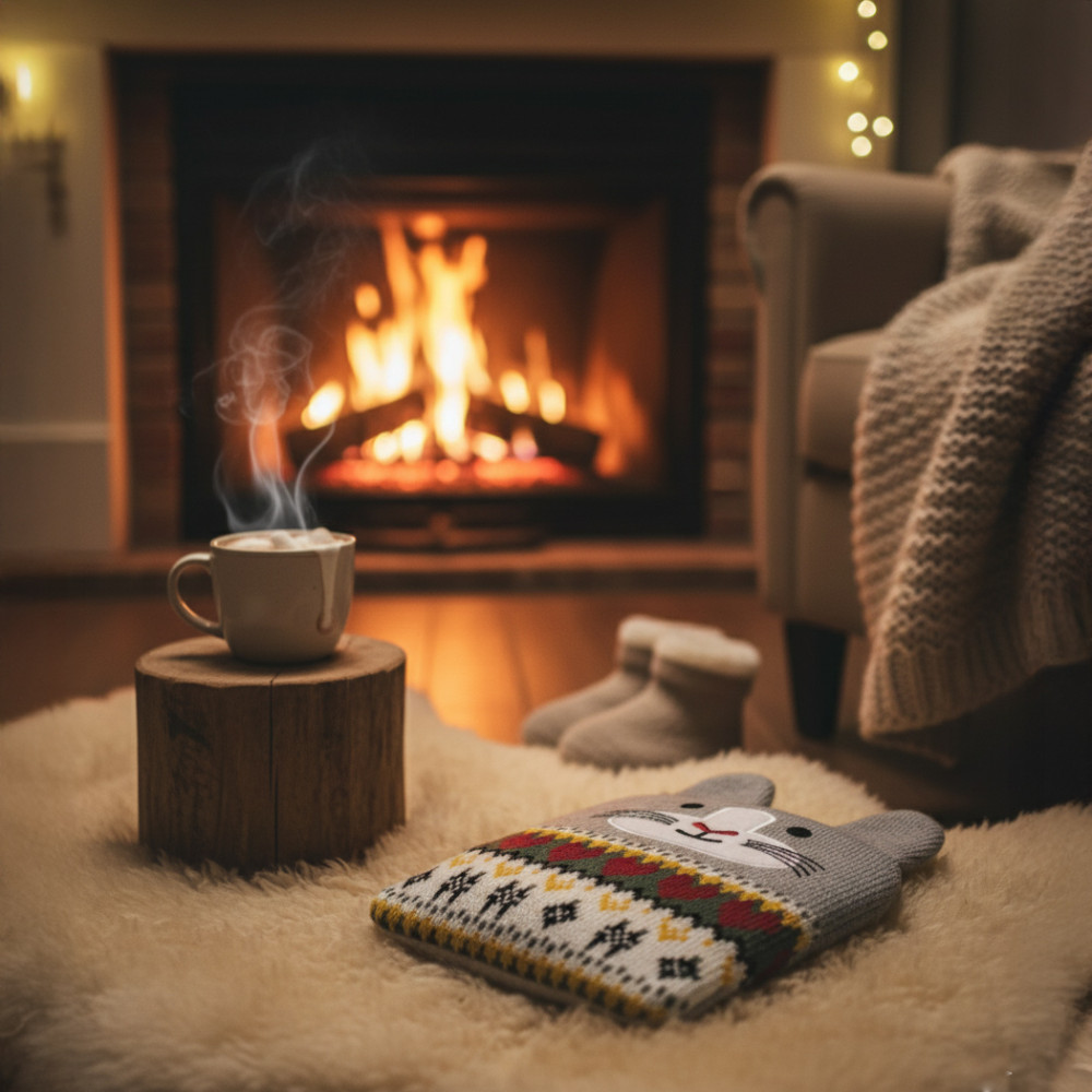 Bouillotte doudou souris