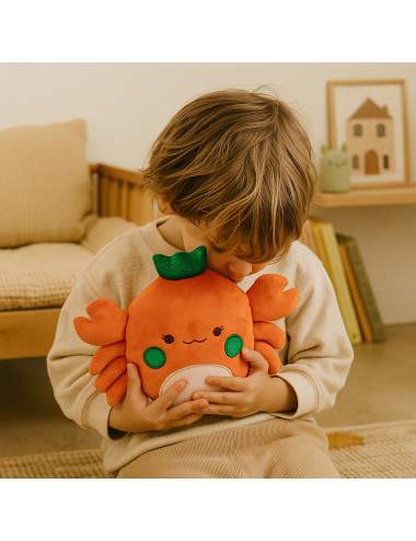 Bouillotte doudou crabe