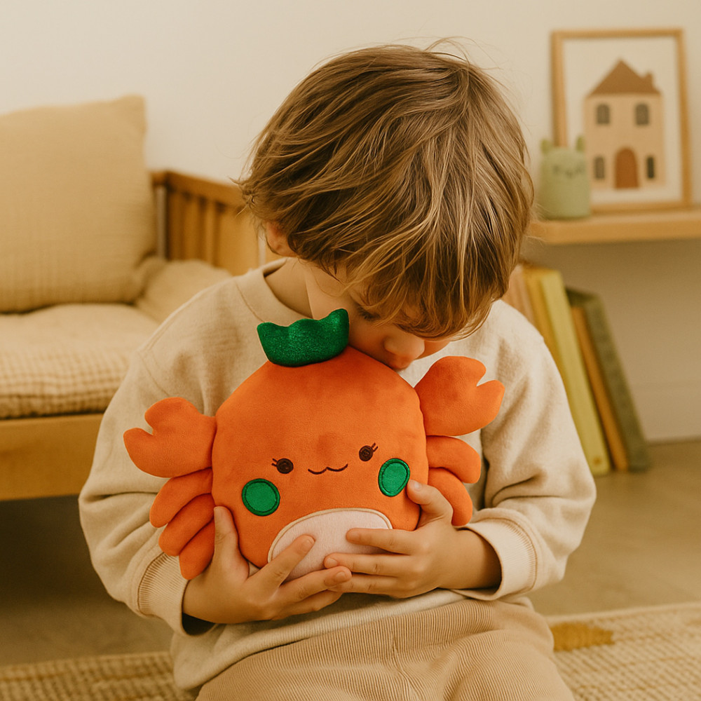 Bouillotte doudou crabe