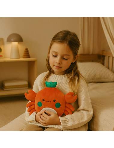 Bouillotte doudou crabe