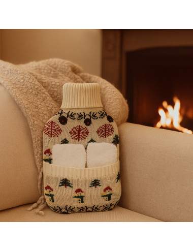 Hot water bottle and socks