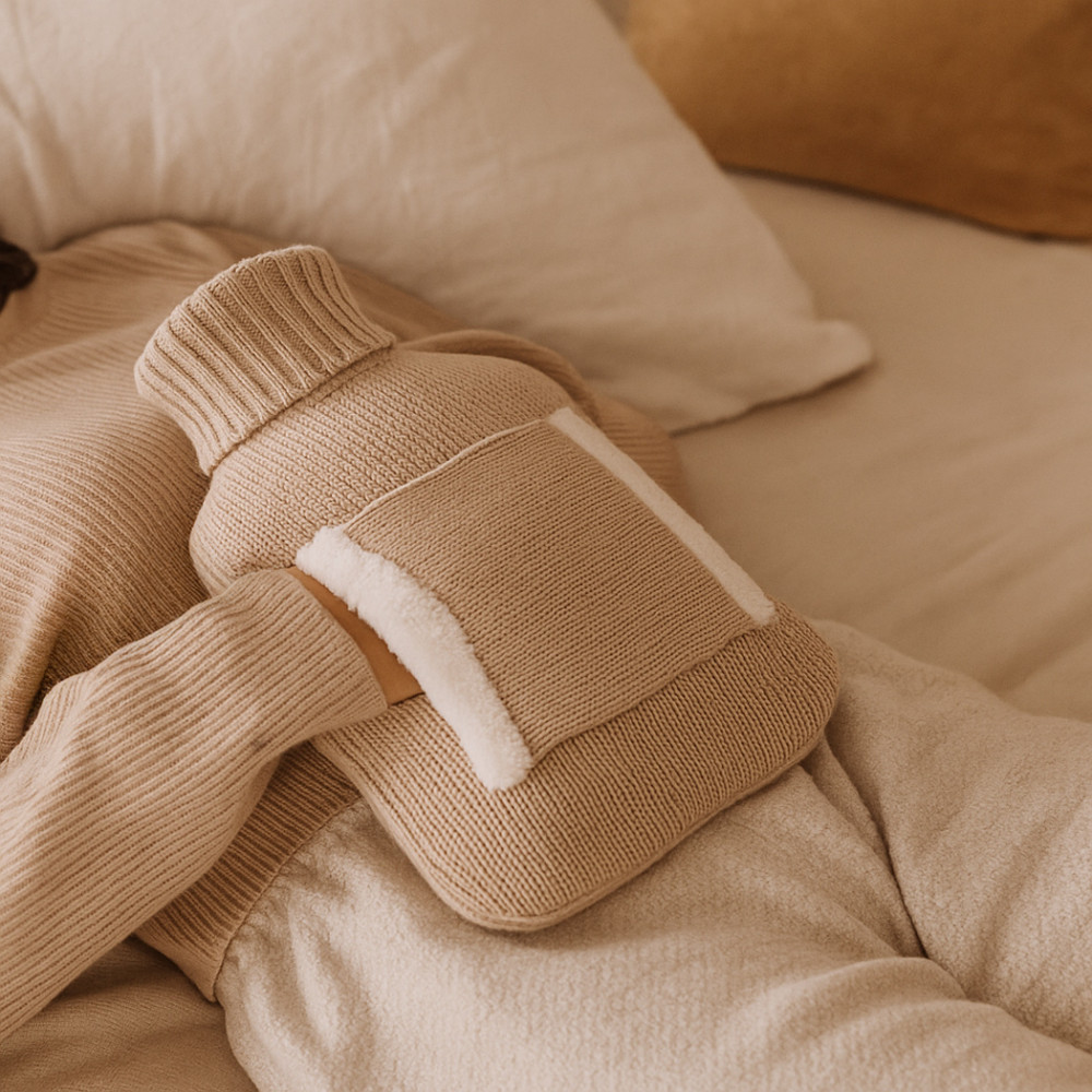 Bouillotte réchauffe mains