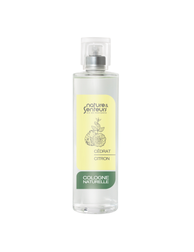 Eau de Cologne cédrat fleur étoilée 100 ml parfum hespéridé floral