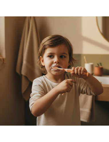 enfant qui se brosse les dents