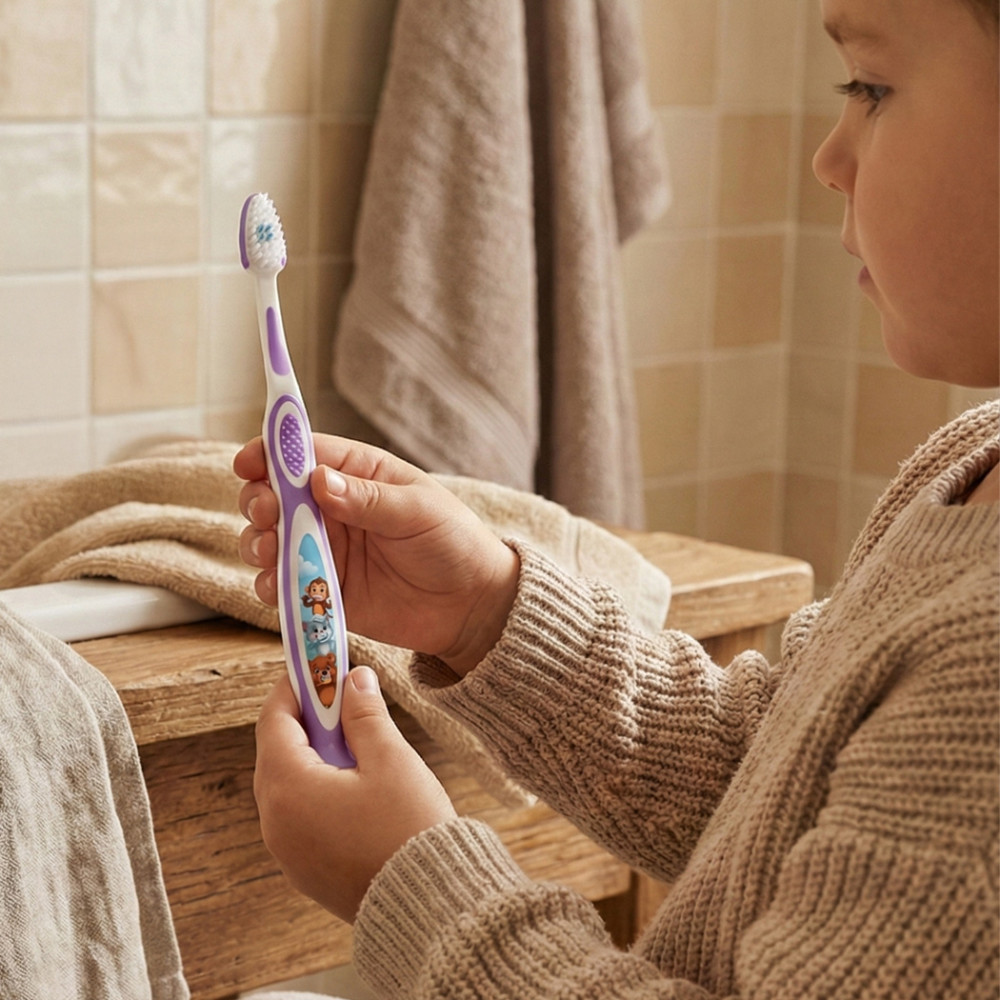Brosse à dents enfant violet