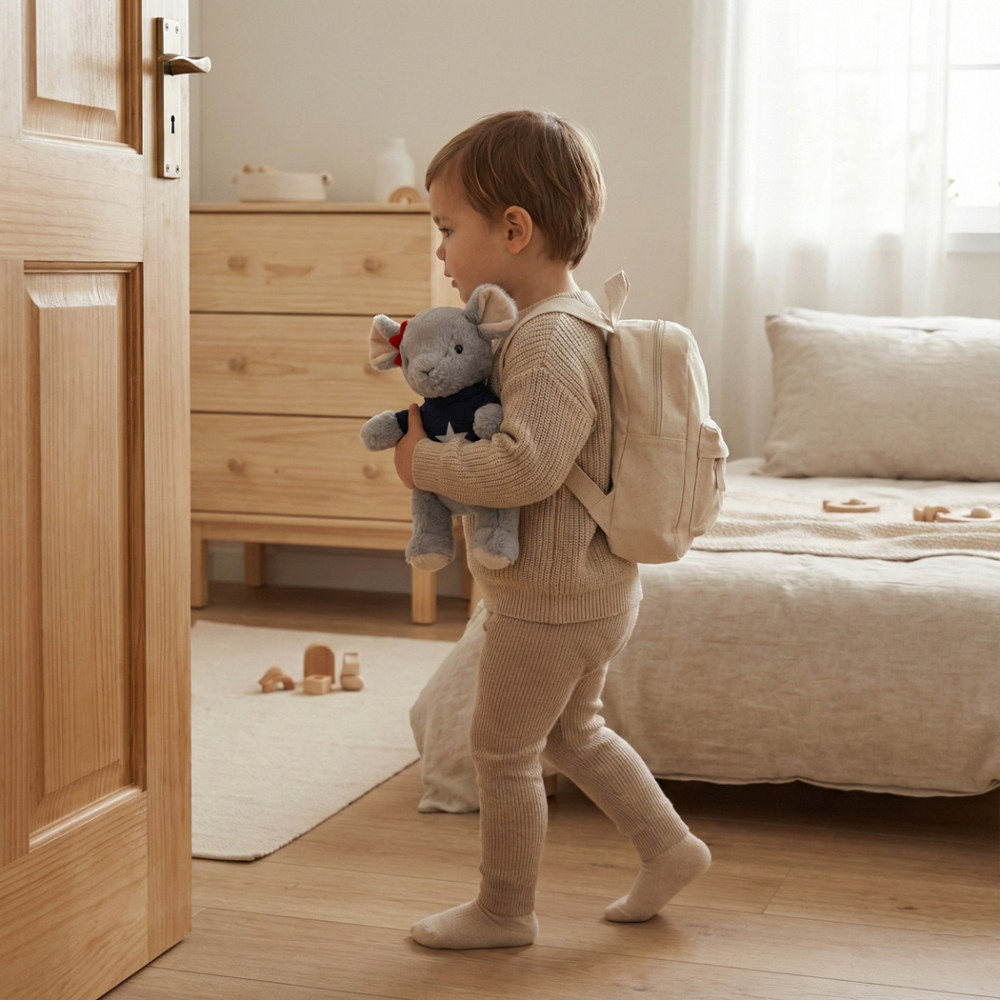 Bouillotte doudou souris