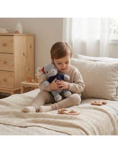 Bouillotte doudou souris