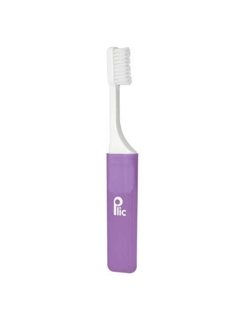 Soft travel toothbrush – Ventilated case - Violet