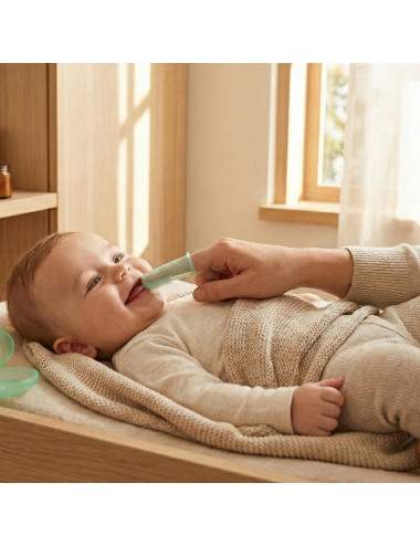 Baby silicone finger brush